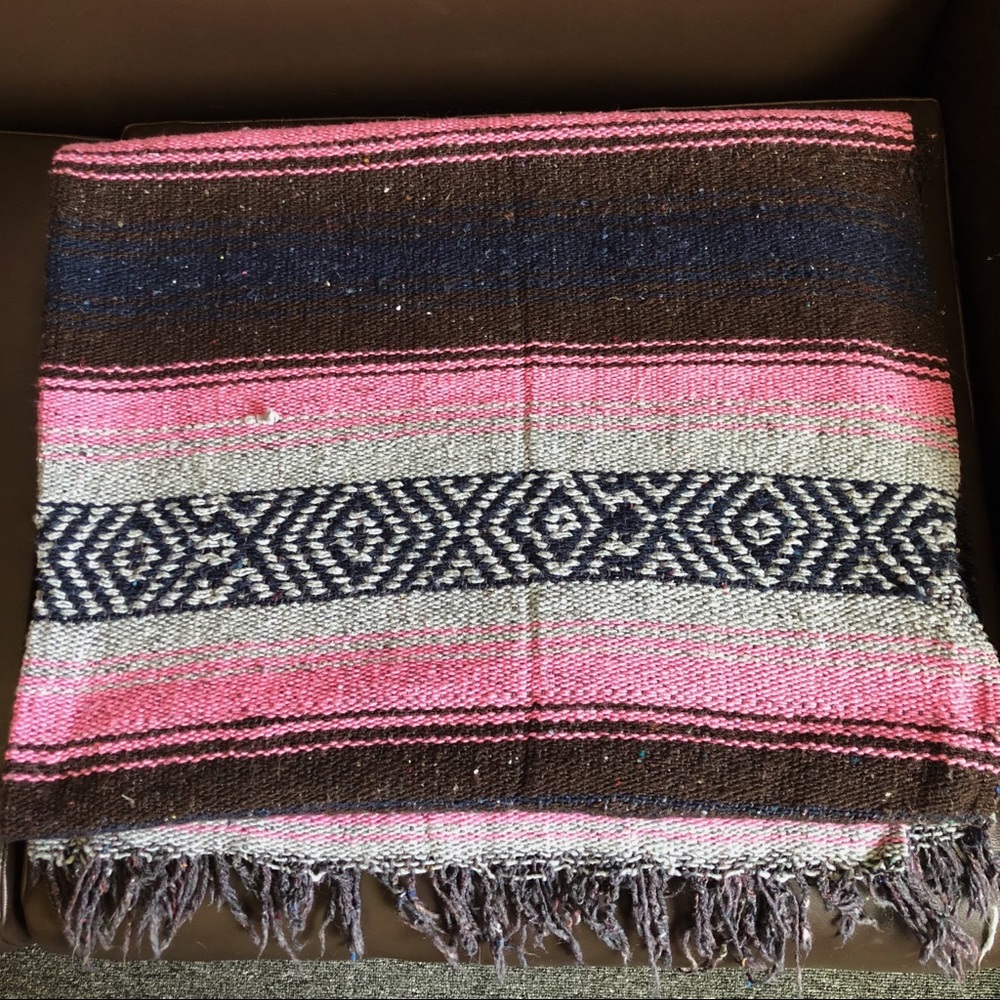 SOLD authentic mexican blanket / rug
